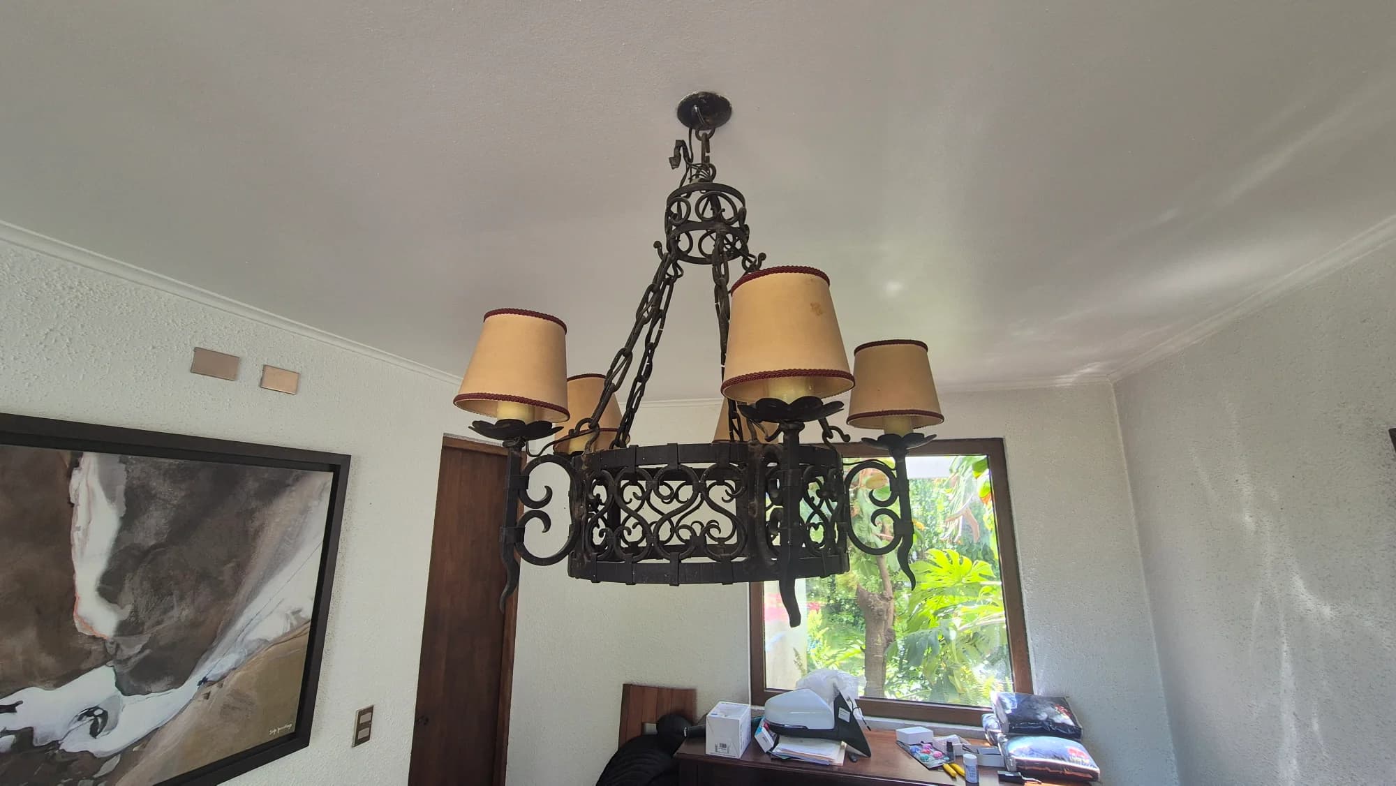 Lámpara de Techo Fierro Forjado